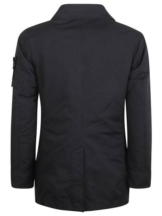 Wappen Patch Single Breasted Jacket Navy - STONE ISLAND - BALAAN 3