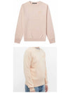 Face Patch Crew Neck Sweatshirt Powder Pink - ACNE STUDIOS - BALAAN 5