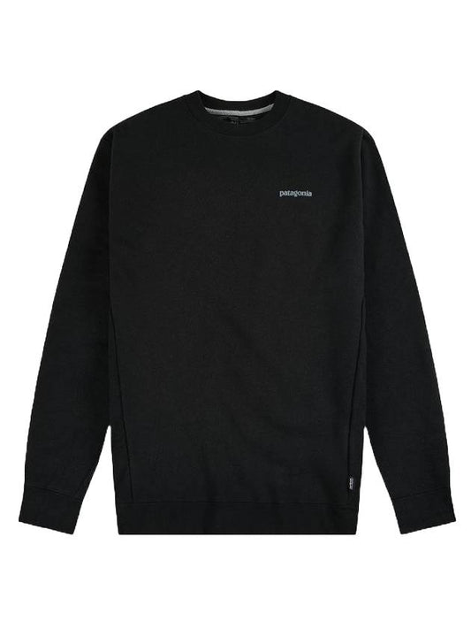 Fitz Roy Icon Sweatshirt Ink Black - PATAGONIA - BALAAN 1