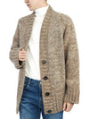 Botanical Dyed V-Neck Knit Cardigan Brown - MAISON MARGIELA - BALAAN 8