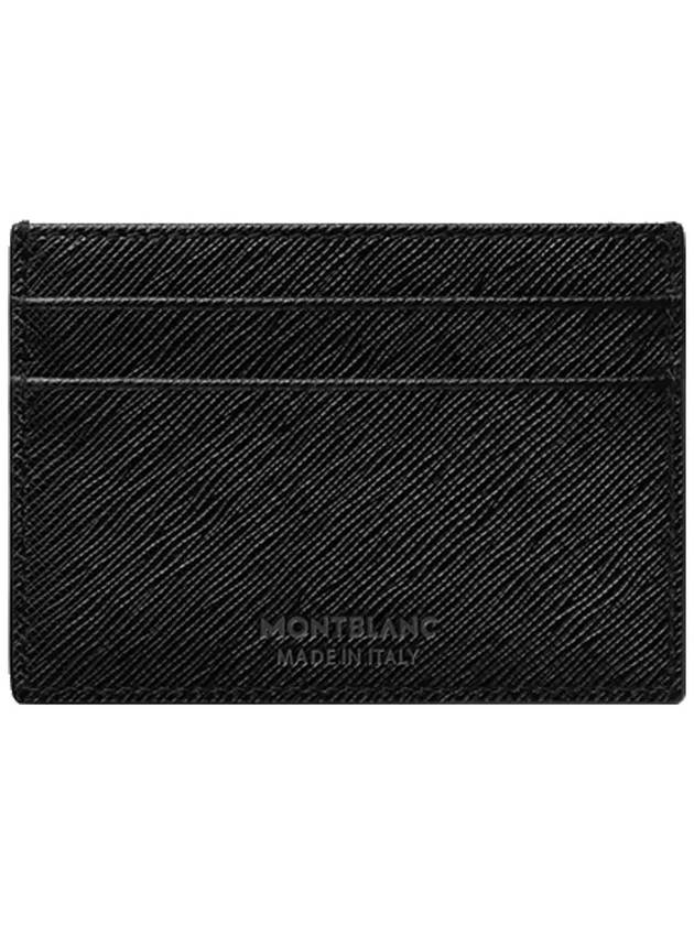 Sartorial 5CC Leather Card Wallet Black - MONTBLANC - BALAAN 3