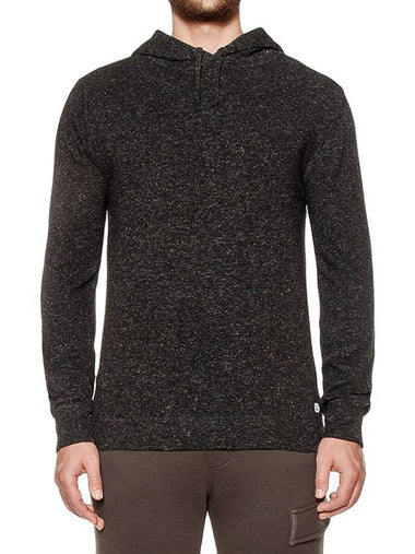 Heather Charcoal Wool HOODIE - CP COMPANY - BALAAN 1