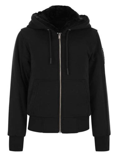 Classic Bunny Zip Up Hoodie Black - MOOSE KNUCKLES - BALAAN 1