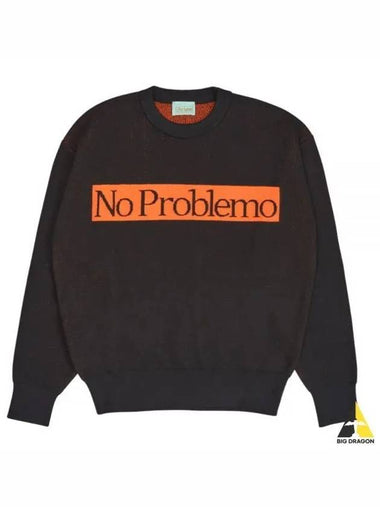 Aries No Problem Knit Black FTAR20019 - ARIES - BALAAN 1