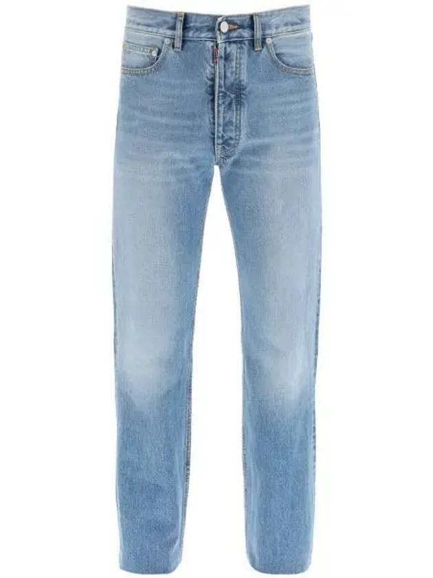 Back Stitch 5 Pocket Straight Jeans Medium Wash - MAISON MARGIELA - BALAAN 2