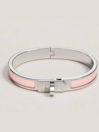 Kelly Mini Click Women Bracelet Silver Pink PM H200004FP1Z - HERMES - BALAAN 1