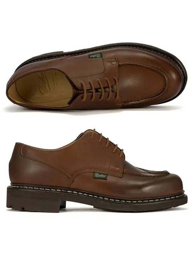 Siam Board Lace-Up Derby Marron - PARABOOT - BALAAN 3