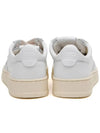 Medalist Leather Low Top Sneakers White - AUTRY - BALAAN 4