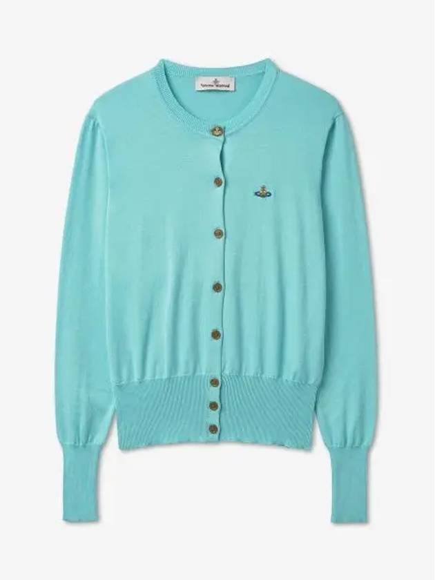 Bea Knit Cardigan Aqua - VIVIENNE WESTWOOD - BALAAN 2