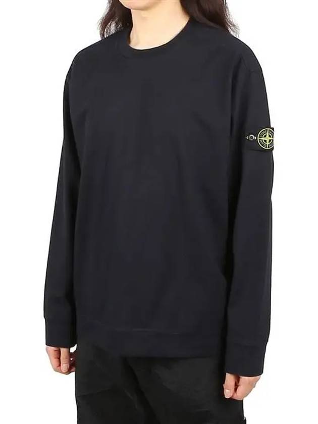 Wappen Patch Cotton Sweatshirt Navy - STONE ISLAND - BALAAN 2