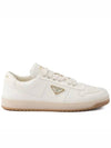 Downtown Nappa Leather Low Top Sneakers Ivory - PRADA - BALAAN 2