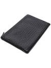 Intrecciato Clutch Bag Black - BOTTEGA VENETA - BALAAN 6