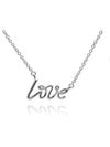 Paloma Graffiti Love Pendant Necklace Silver - TIFFANY & CO. - BALAAN 2