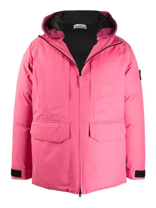 Ripstop Gore Tex Down Jacket Pink - STONE ISLAND - BALAAN 1