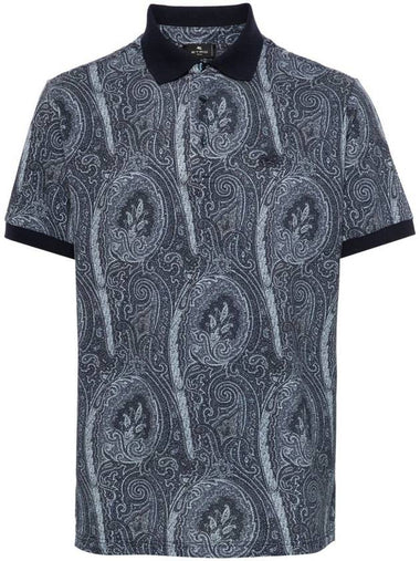 Etro Polo Shirt With Paisley Print - ETRO - BALAAN 1