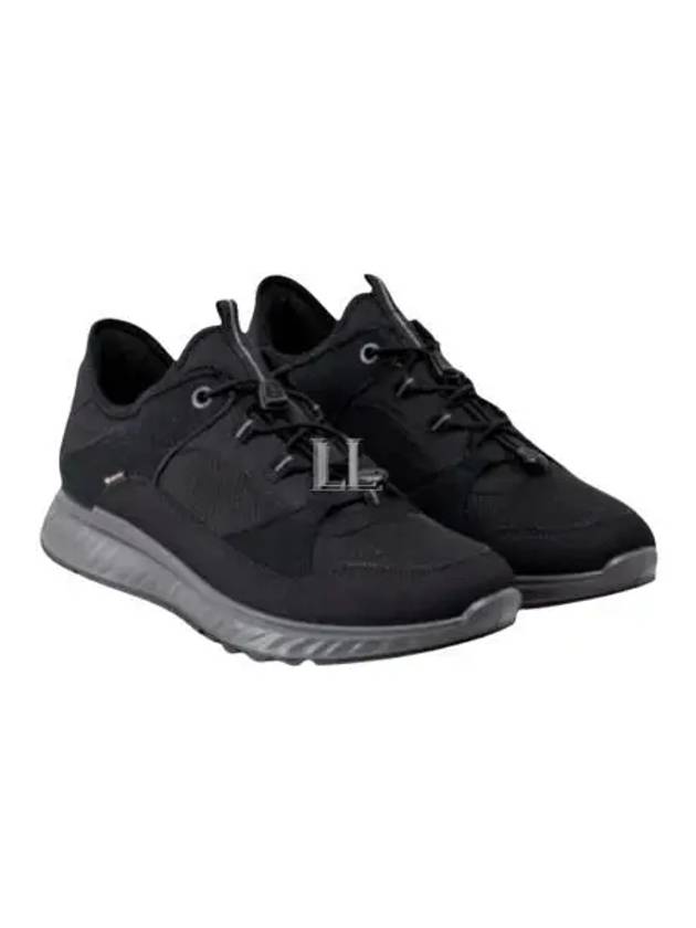 Exostride Low Top Sneakers Black - ECCO - BALAAN 2