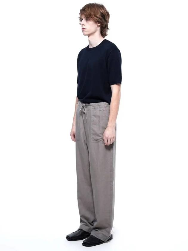 Linen Slit String Wide Pants Brown - CHANCE'S NOI - BALAAN 10