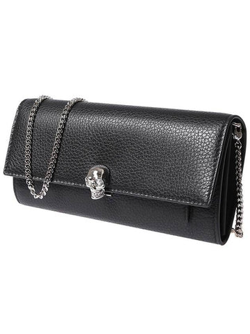 Skull Chain Shoulder Bag Black - ALEXANDER MCQUEEN - BALAAN 1