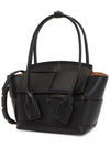 Mini Arco Shoulder Bag Black - BOTTEGA VENETA - BALAAN 3