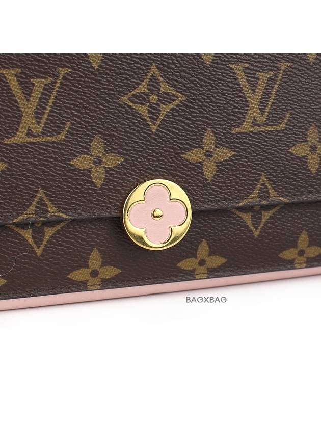 LV Flor Long Wallet Pink LV42WT001 - LOUIS VUITTON - BALAAN 5