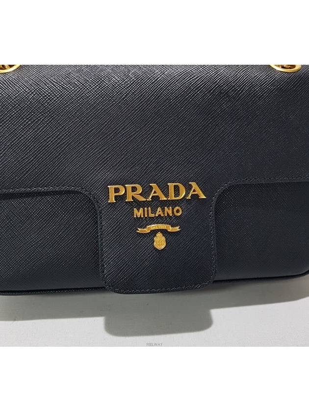 Saffiano flap chain shoulder bag 1BD193 - PRADA - BALAAN 3