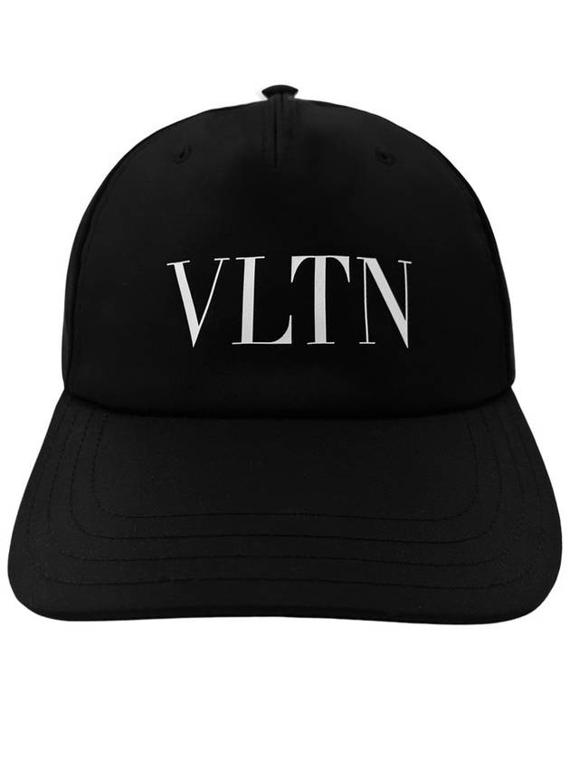 VLTN Logo Ball Cap Black - VALENTINO - BALAAN 3