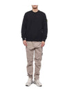 Wappen Patch Cargo Straight Pants Beige - STONE ISLAND - BALAAN 4