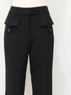 black slacks pants - GANNI - BALAAN 3