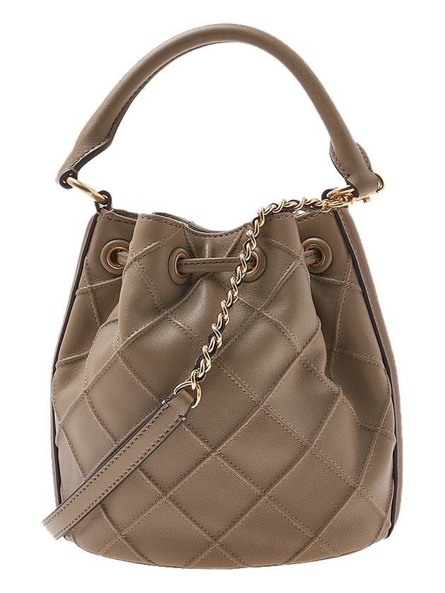 Fleming Soft Bucket Bag Beige - TORY BURCH - BALAAN 4