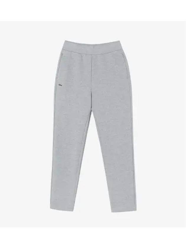 Women's CP Chouli Basic Straight Pants Melange Grey - LACOSTE - BALAAN 2