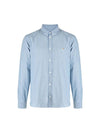 Foxhead Embroidered Classic Long Sleeve Shirt Washed Indigo - MAISON KITSUNE - BALAAN 2