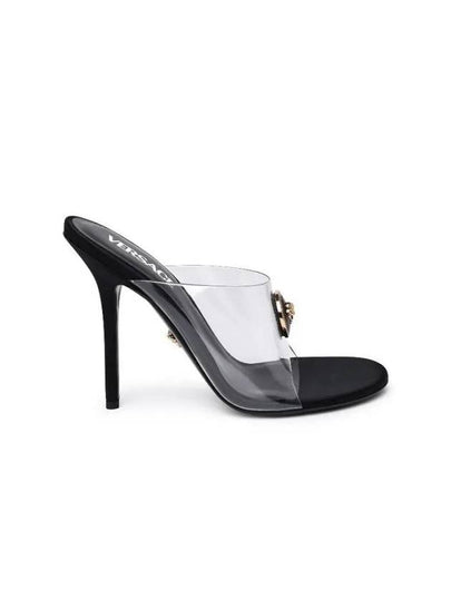 Women's Vagabond Open Toe Mules Black - VERSACE - BALAAN 2