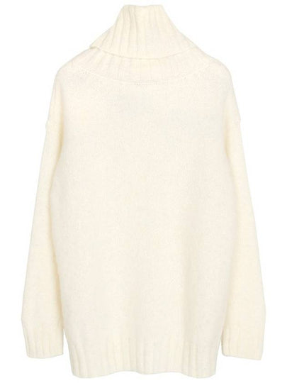 Ivory Laveno Turtleneck Alpaca Sweater LAVENO 005 - MAX MARA - BALAAN 2