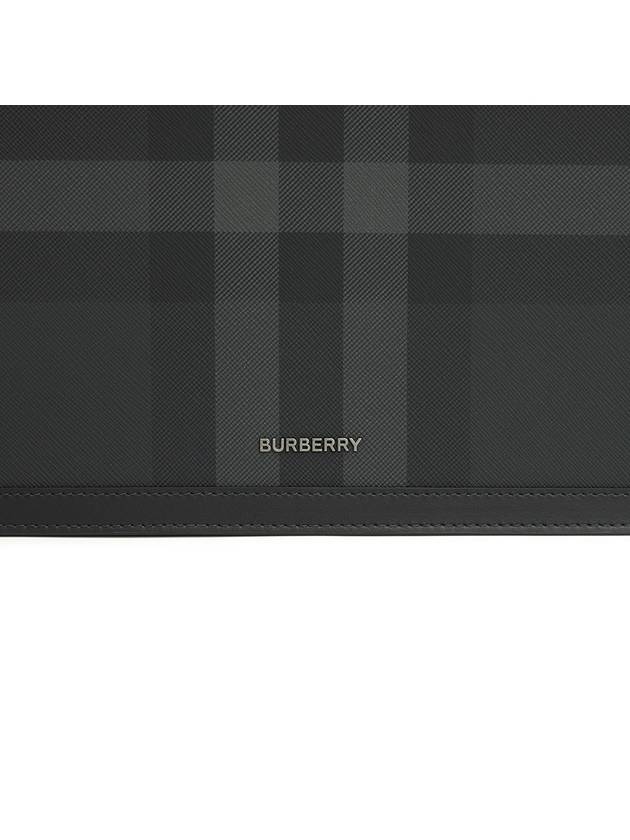 Check Pattern Clutch Bag Black - BURBERRY - BALAAN 8