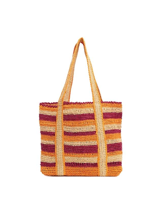 Cabas Raffia Women's Tote Bag 4EVE38 V40771 105 - VANESSA BRUNO - BALAAN 1