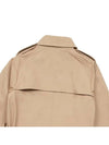 Greta double-breasted cotton trench coat beige - A.P.C. - BALAAN 8