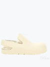 Shearling Puddle Sandals Off White - BOTTEGA VENETA - BALAAN 2