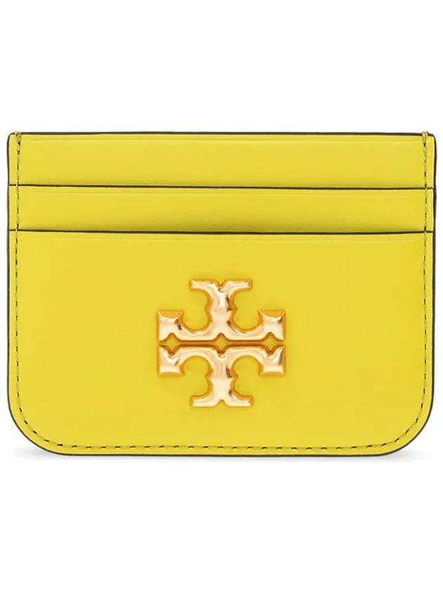 Eleanor Card Wallet Ash Green - TORY BURCH - BALAAN 1