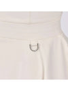 Women s golf wear classic color combination ribbon flare dress Cream - J JANE - BALAAN 5