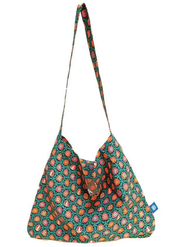 Dancheong pattern eco bag green - TEENYTIGER - BALAAN 3