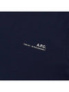 Men's Item Logo Cotton Short Sleeve T-Shirt Navy - A.P.C. - BALAAN 7