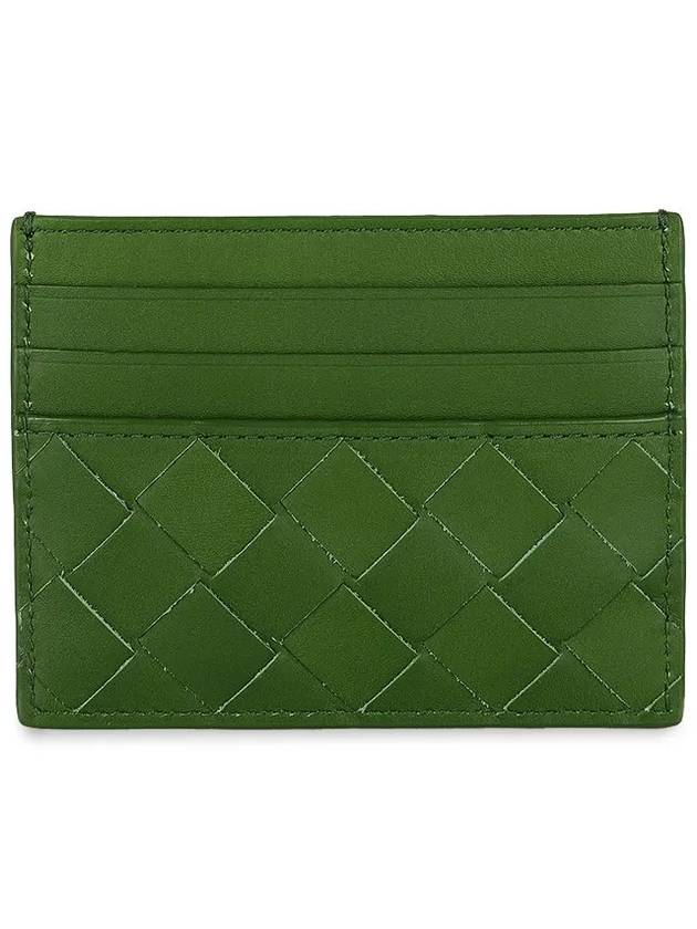 Intrecciato Leather Card Wallet Avocado - BOTTEGA VENETA - BALAAN 3