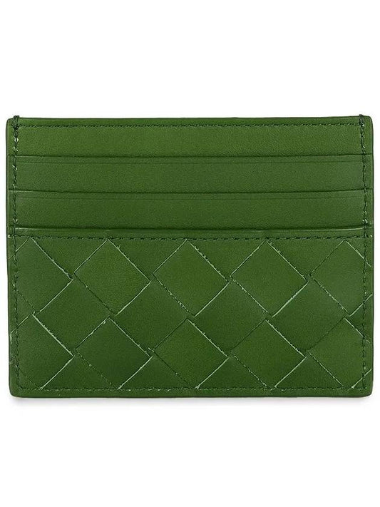 Intrecciato Leather Card Wallet Avocado - BOTTEGA VENETA - BALAAN 2