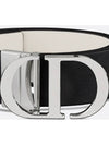 30 Montaigne Reversible Belt White Black - DIOR - BALAAN 6