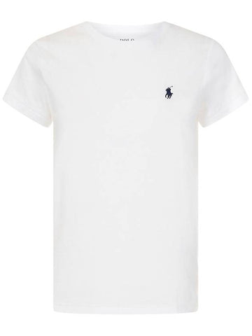 Women's Embroidery Pony Short Sleeve T-Shirt White - POLO RALPH LAUREN - BALAAN 1