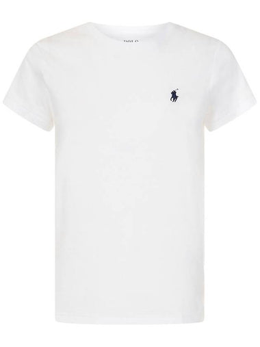 Women's Embroidery Pony Short Sleeve T-Shirt White - POLO RALPH LAUREN - BALAAN 1