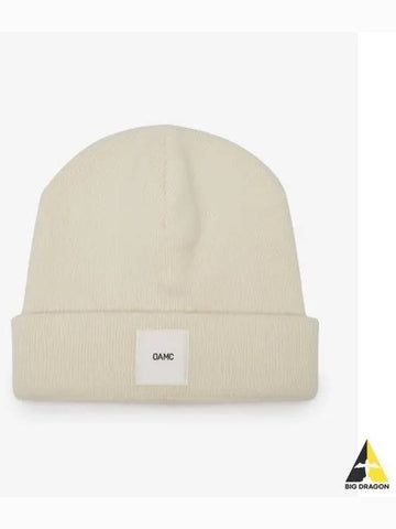 Whistler Logo Patch Beanie Natural White 23A28OAK13FLTOA007108 - OAMC - BALAAN 1