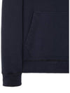 Wappen Patch Brushed Cotton Fleece Hoodie Navy - STONE ISLAND - BALAAN 5