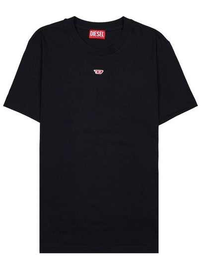 Men's T Diego D Patch Short Sleeve T-Shirt Black - DIESEL - BALAAN 2