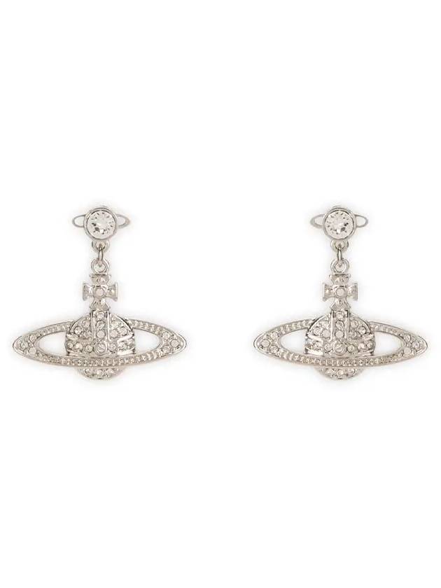 Mini Bas Relief Drop Earrings Silver - VIVIENNE WESTWOOD - BALAAN 4